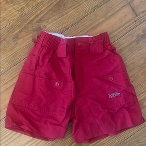 AFTCO Men's Red Fishing Shorts
